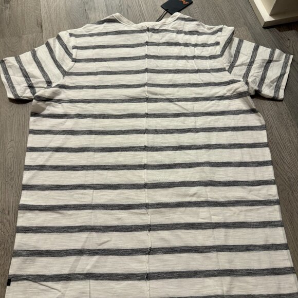 Good Man Brand Men's Short Sleeve Quarter-Button Up Tee - Picture 3 of 4